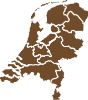 Landkaart Nederland